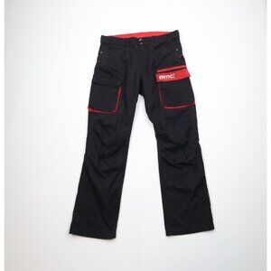 Vintage 90s BMC Switzerland Bicycles Mens Medium Spell Out Wide Leg Cargo Pants